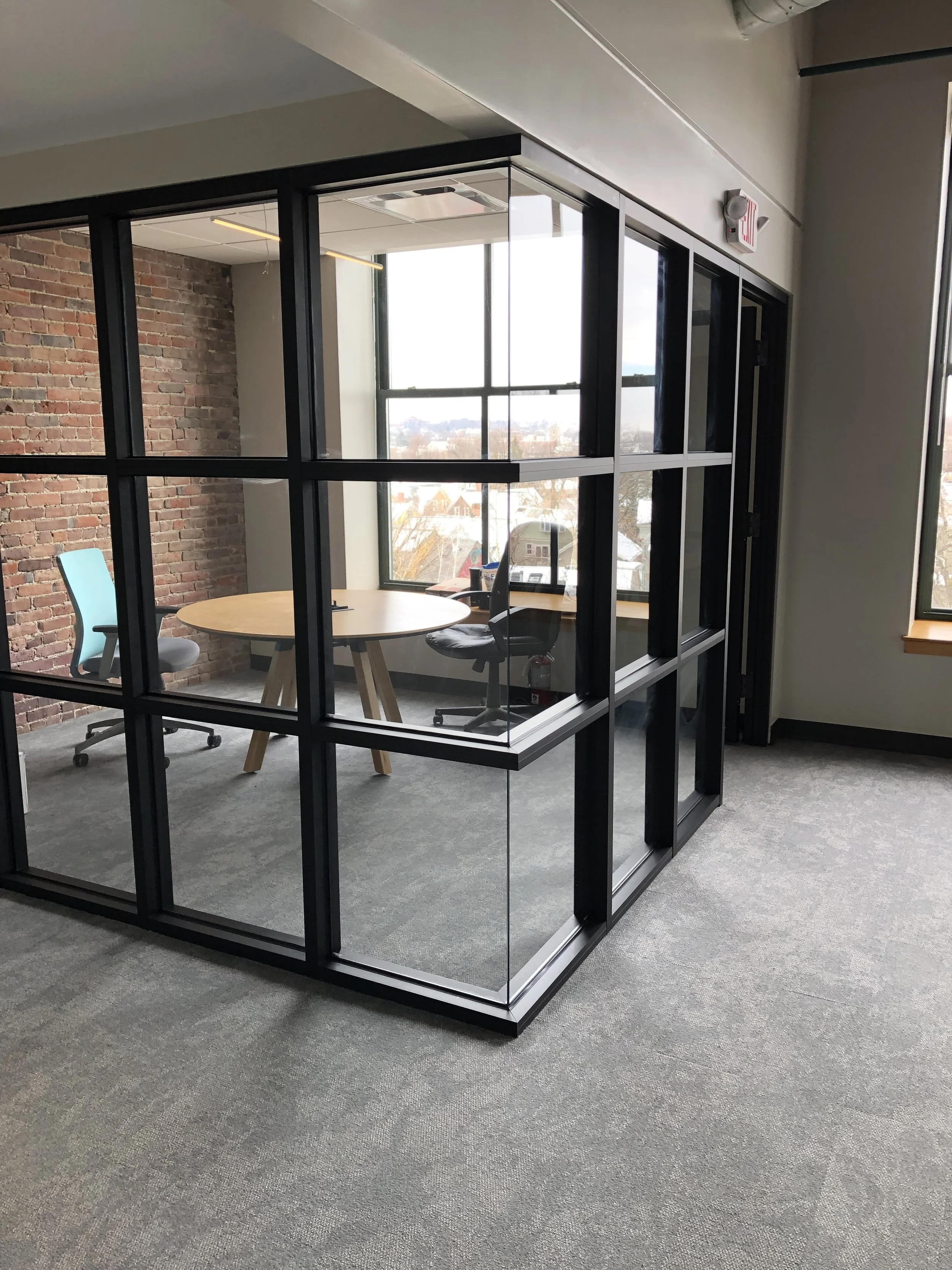 A small conference room