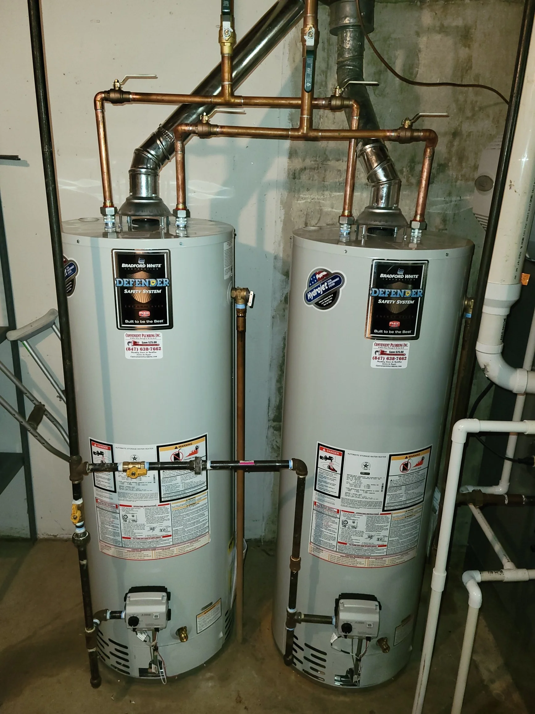Dual Water Heaters