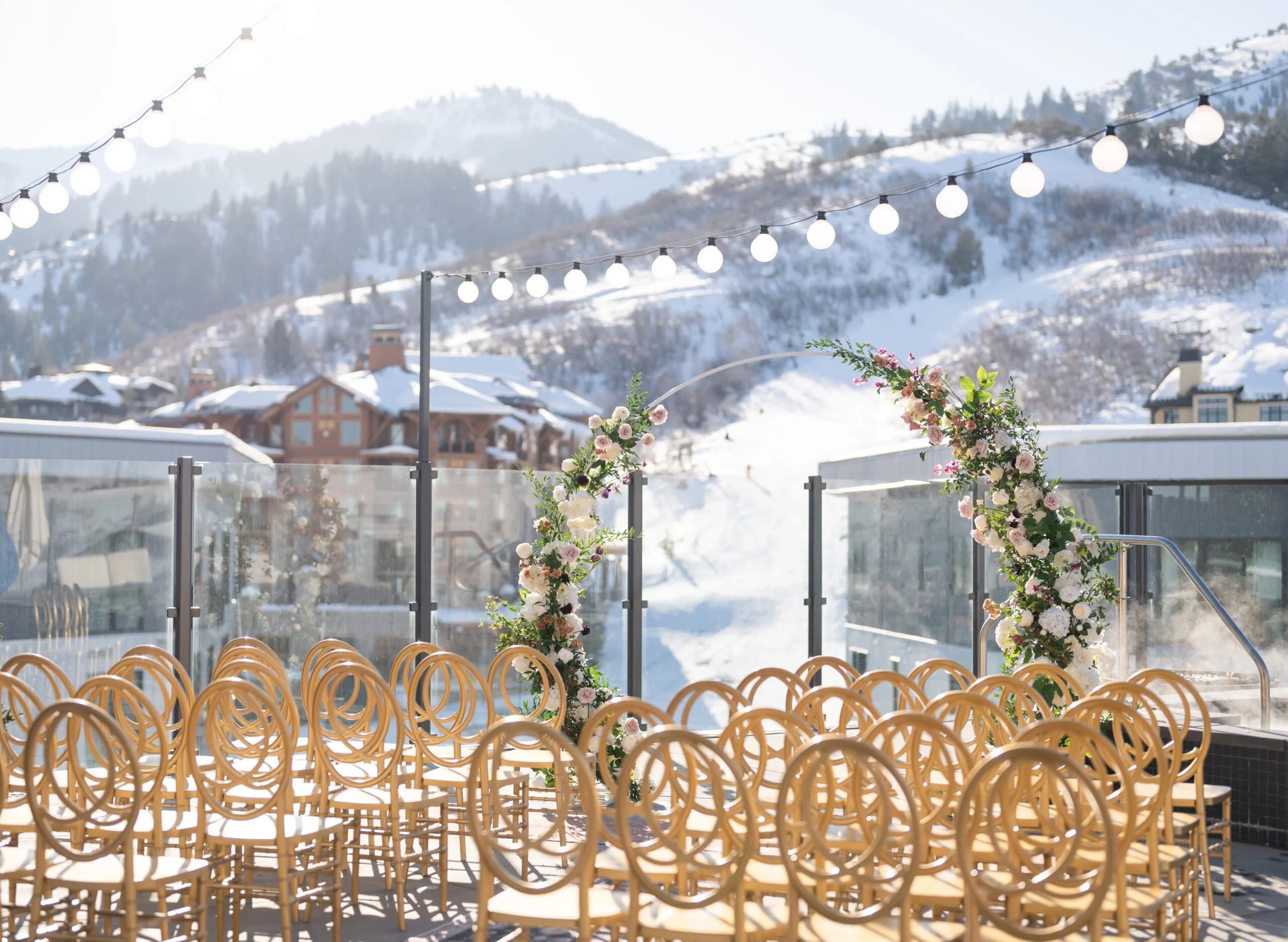 Pendry Park City Canyons Village wedding venue modern luxury resort, Park City wedding invitations