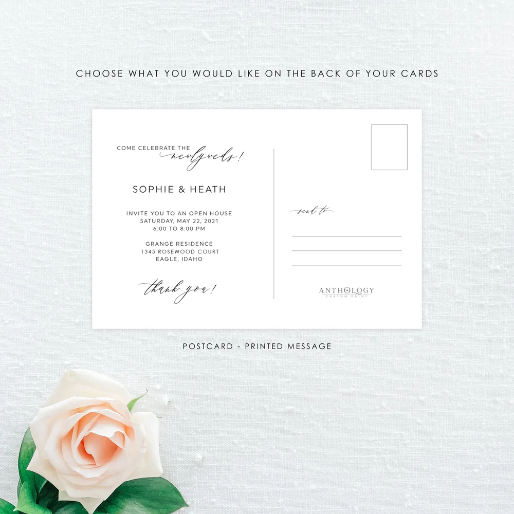 Thank You Cards<br/>Minimalist Thank Card — Anthology Print