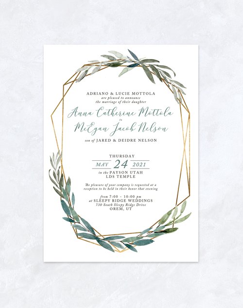 Anna + Jacob Wedding Invitations — Anthology Print