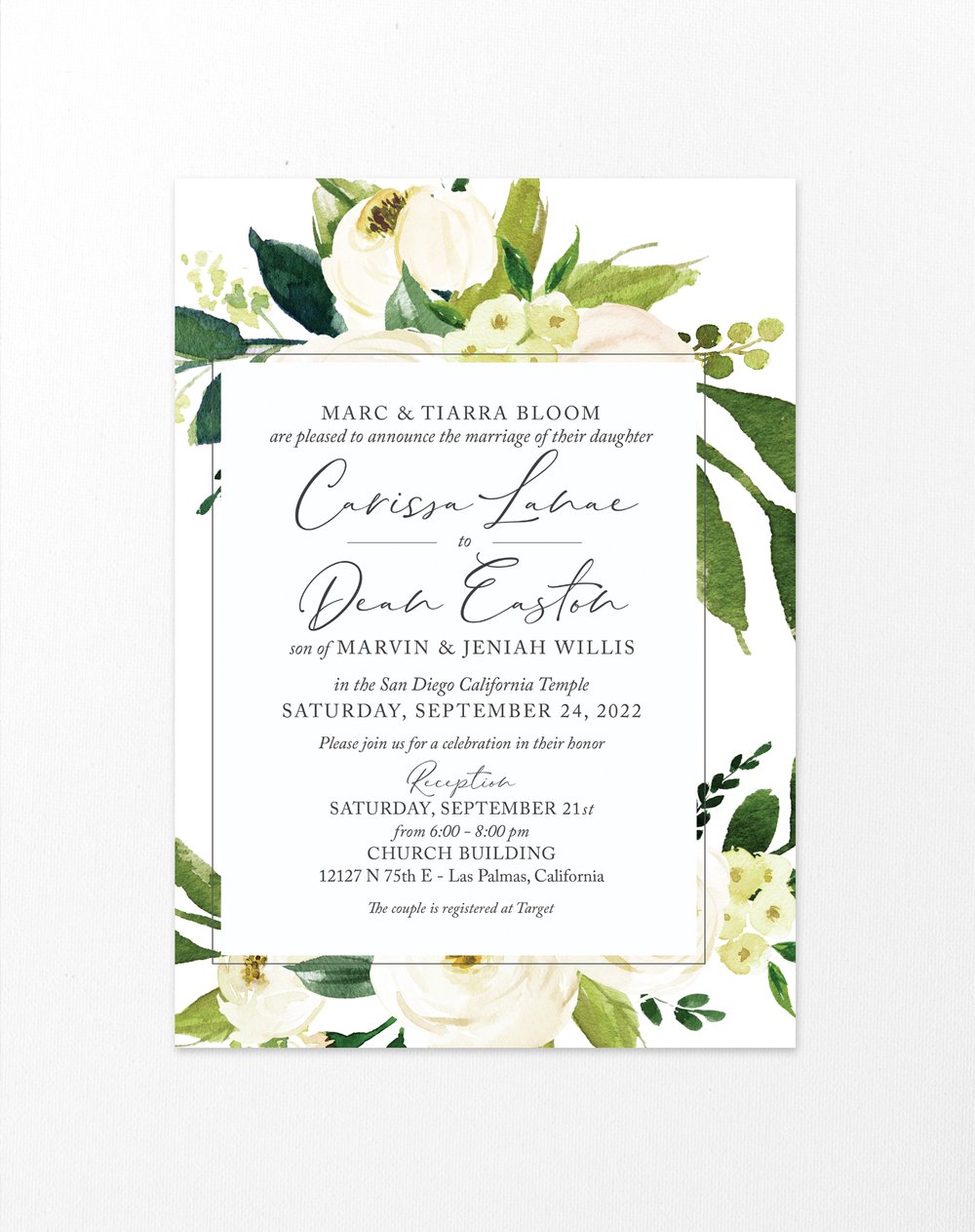 Discount 5x7 Card Stock with printing services for DIY Invitations