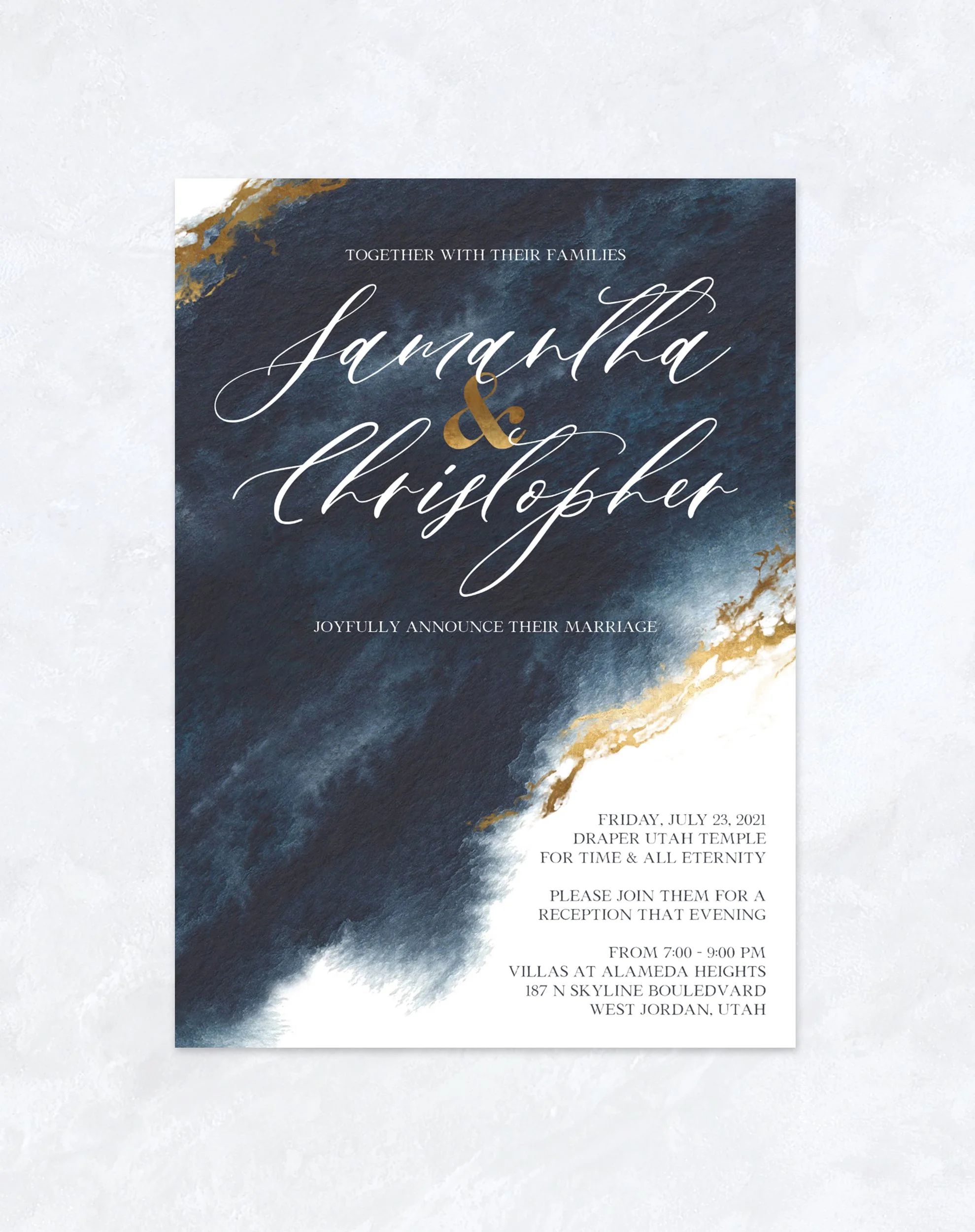 Samantha + Christopher Wedding Invitations — Anthology Print