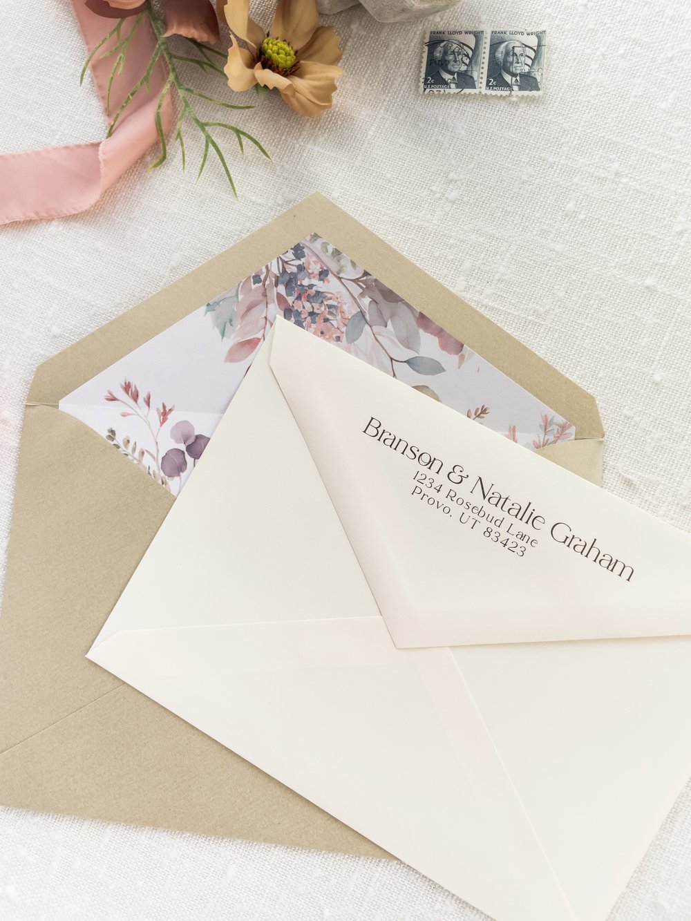 Custom Envelope Liners — Clover & Lamb