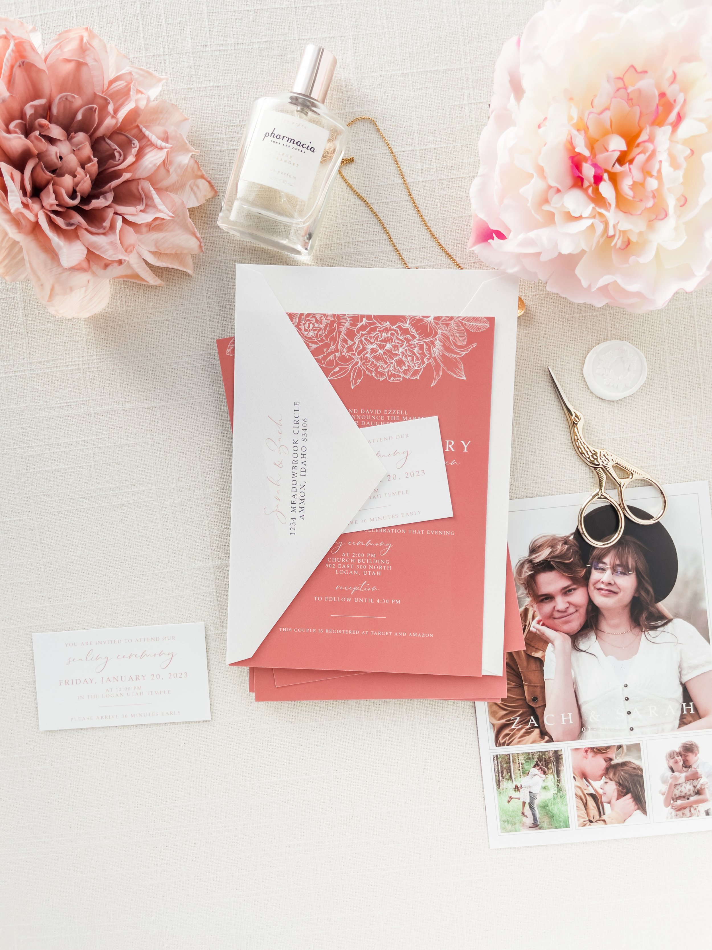 Anthology Print Wedding Invitations - Floral wedding invitations - custom wedding invites - watercolor wedding invitation suite 4.jpg