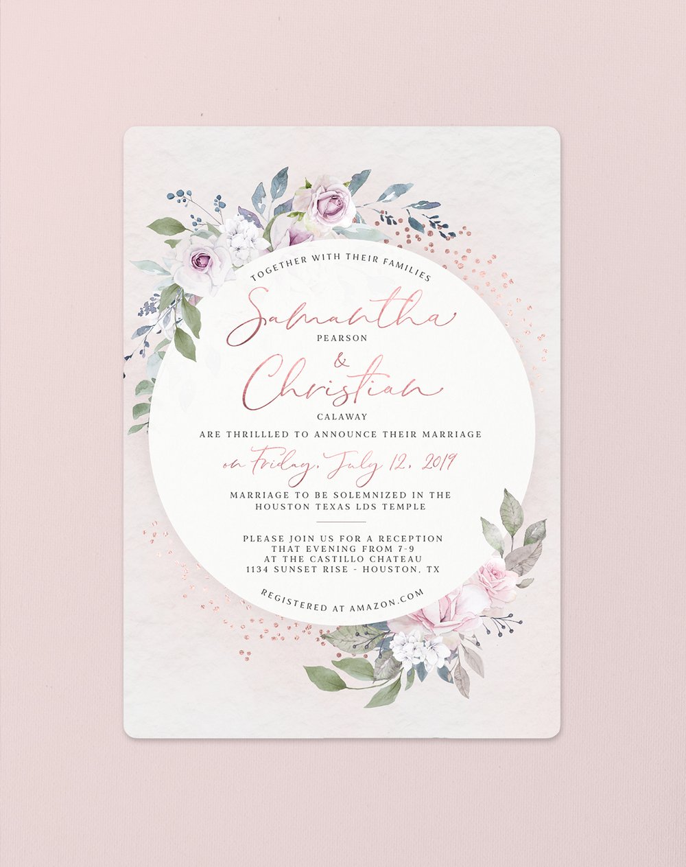 Samantha + Christian Wedding Invitations — Anthology Print