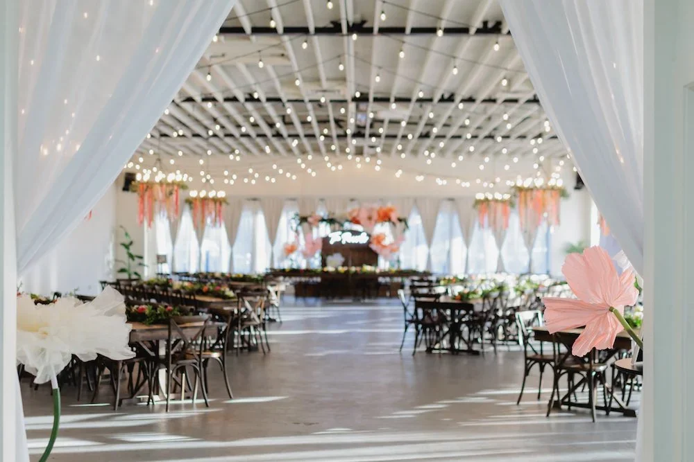 The Ivory Hall Provo wedding venue with modern elegant ballroom, Provo wedding invitations