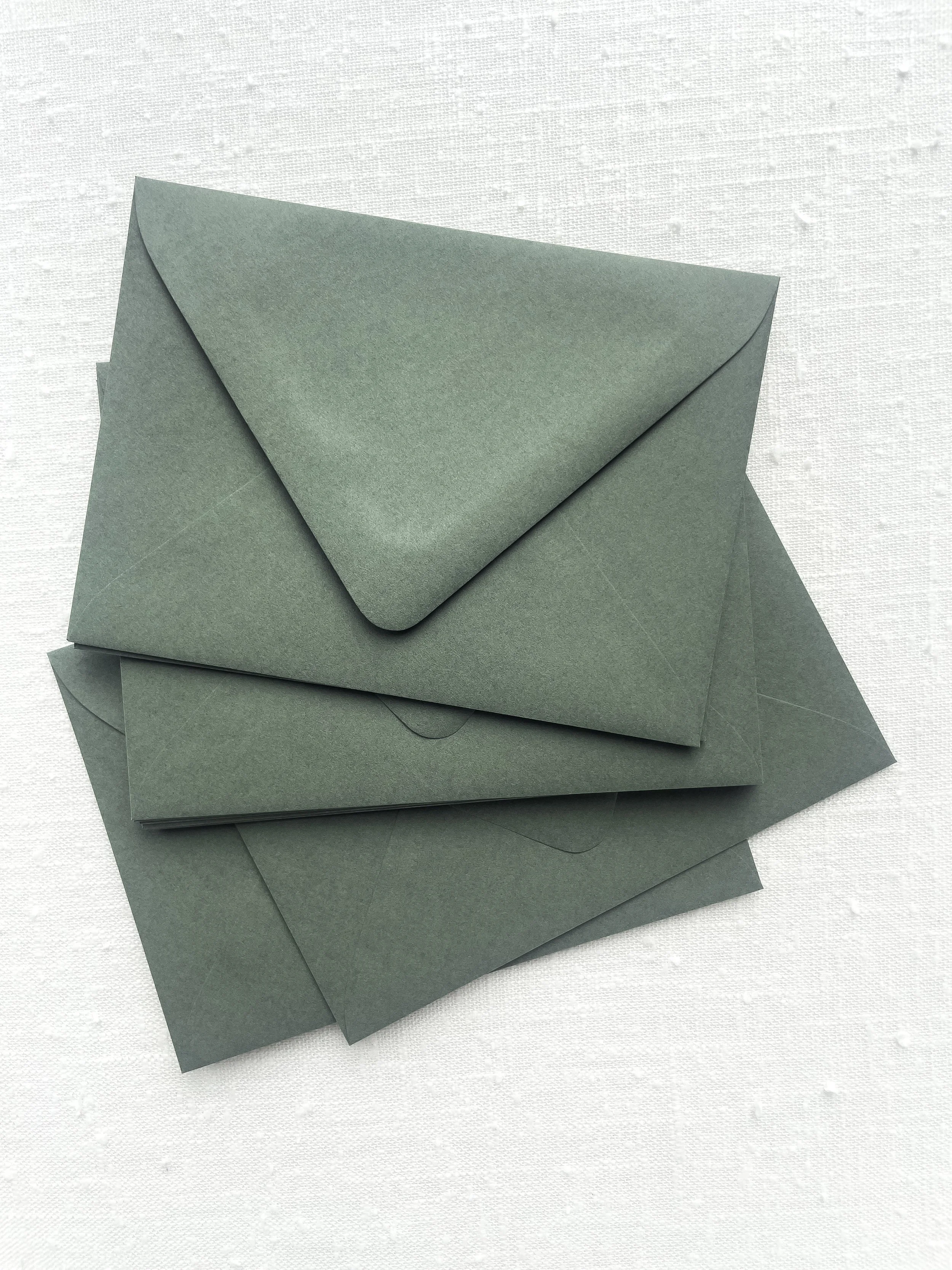 Anthology Print Wedding Invitations - Euroflap Envelope Colors - Premium Envelope Colors Seedling Green - 14.jpg
