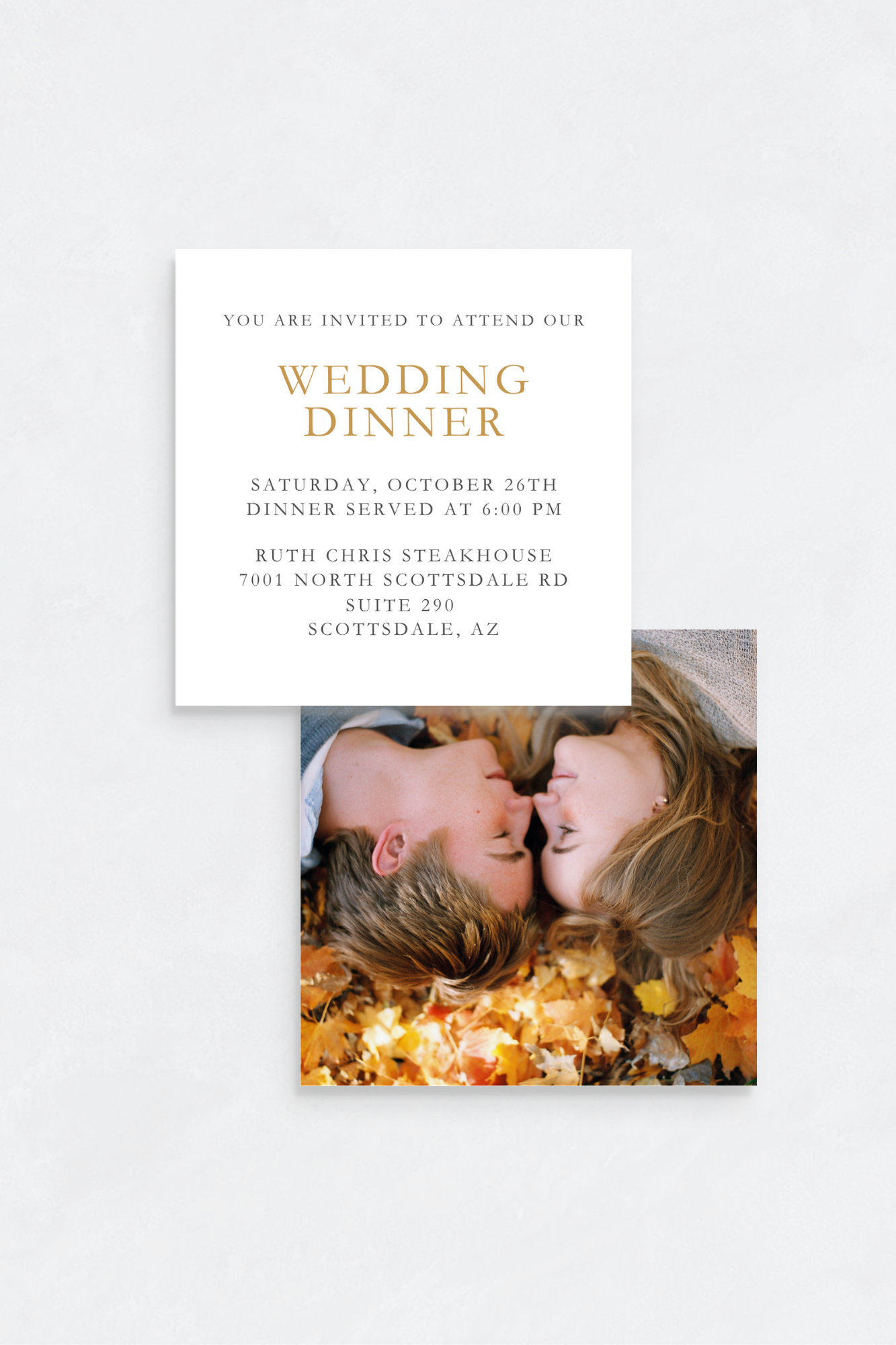 The "Elegant Serif" : 3x3 Detail Insert Cards