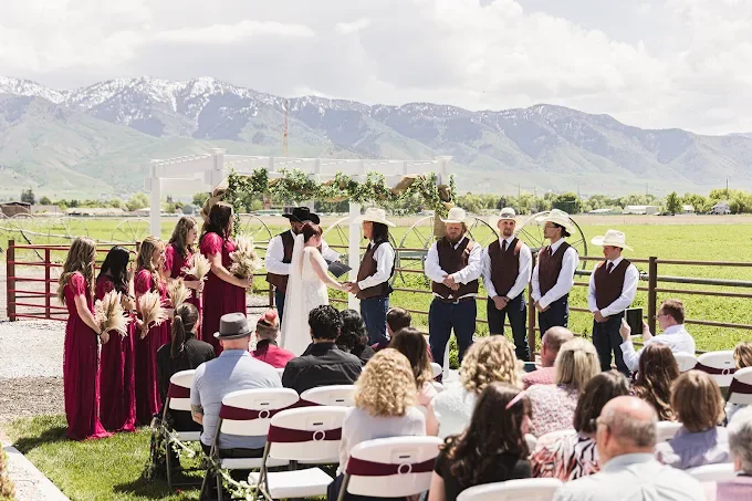 Eagles Landing - Logan Utah wedding invitations