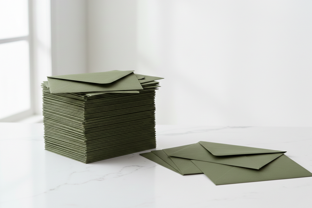 Seedling Green Euroflap Envelope