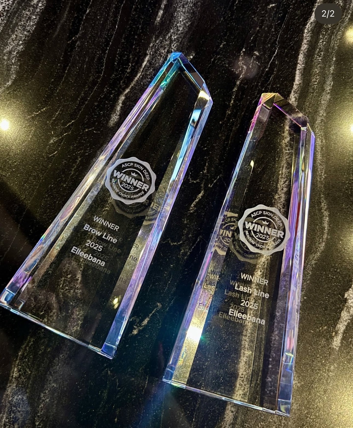 It&rsquo;s official&mdash;Elleebana is taking the crown 👑

We&rsquo;re thrilled to share that Elleebana has been awarded Best Lash Line and Best Brow Line in the 2025 ASCP Skin Deep Readers&rsquo; Choice Awards! 🏆🏆

This recognition celebrates wha