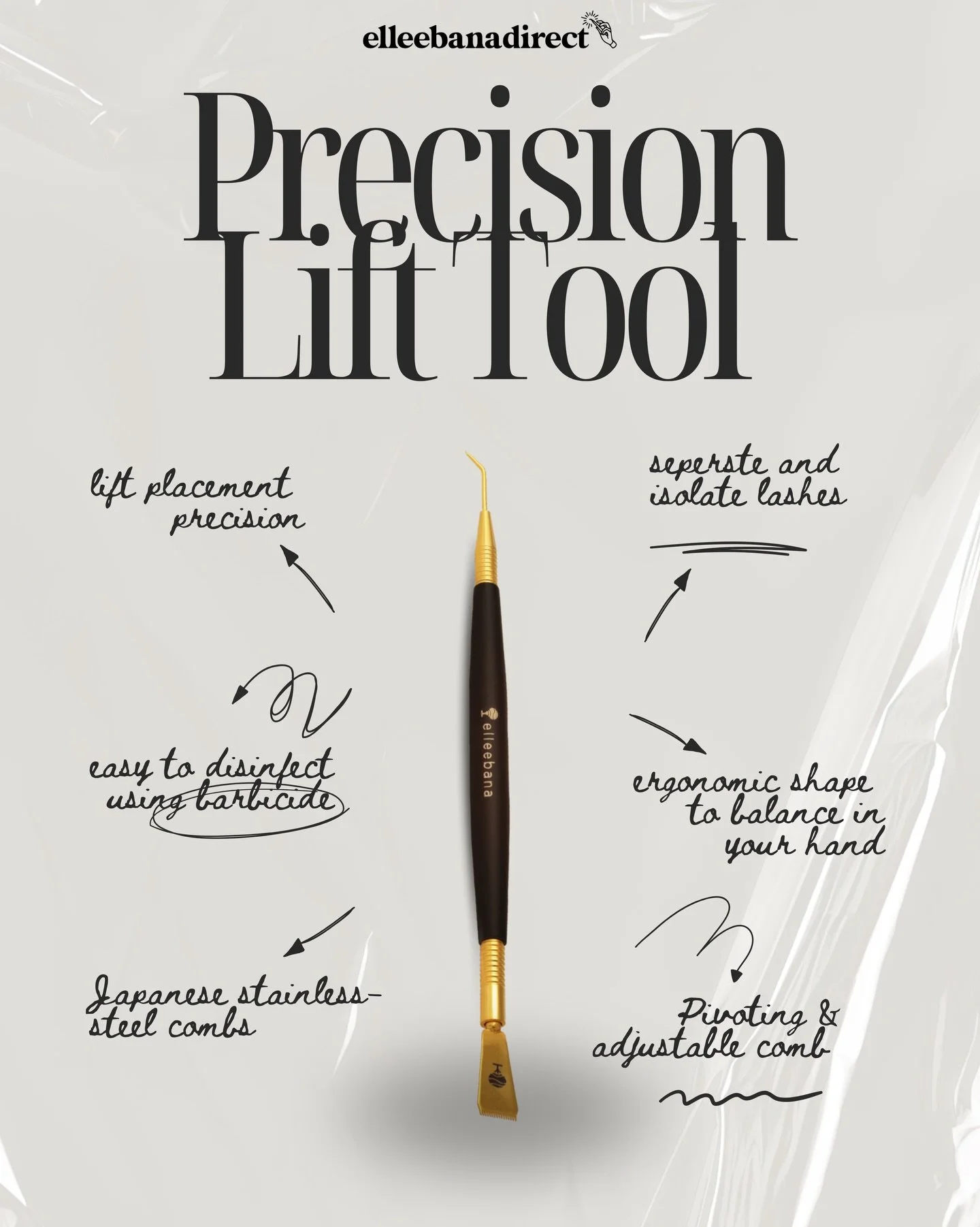 Not malfunctioning &mdash; Just better. 😉
We&rsquo;ve been getting messages about the Precision Lift Tool&hellip; and we get it.
But that movement? It&rsquo;s intentional.
✨ The comb is now pivoting + adjustable &mdash; designed to give you smoother