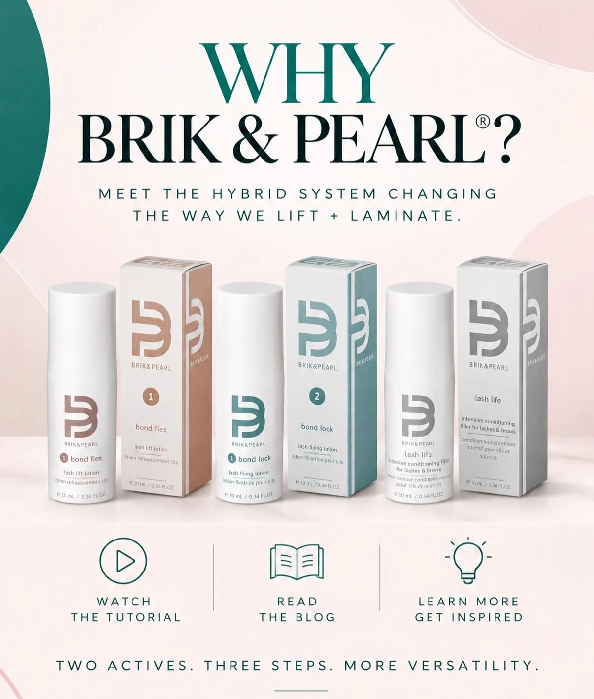 So&hellip; why BRIK &amp; PEARL&reg;? 👀

Because lash lifting is evolving&mdash;and our chemistry is too.

BRIK &amp; PEARL&reg; brings together two reducing agents in one hybrid Step 1, a three-bottle system, and Lash Life&trade;, the new peptide-r