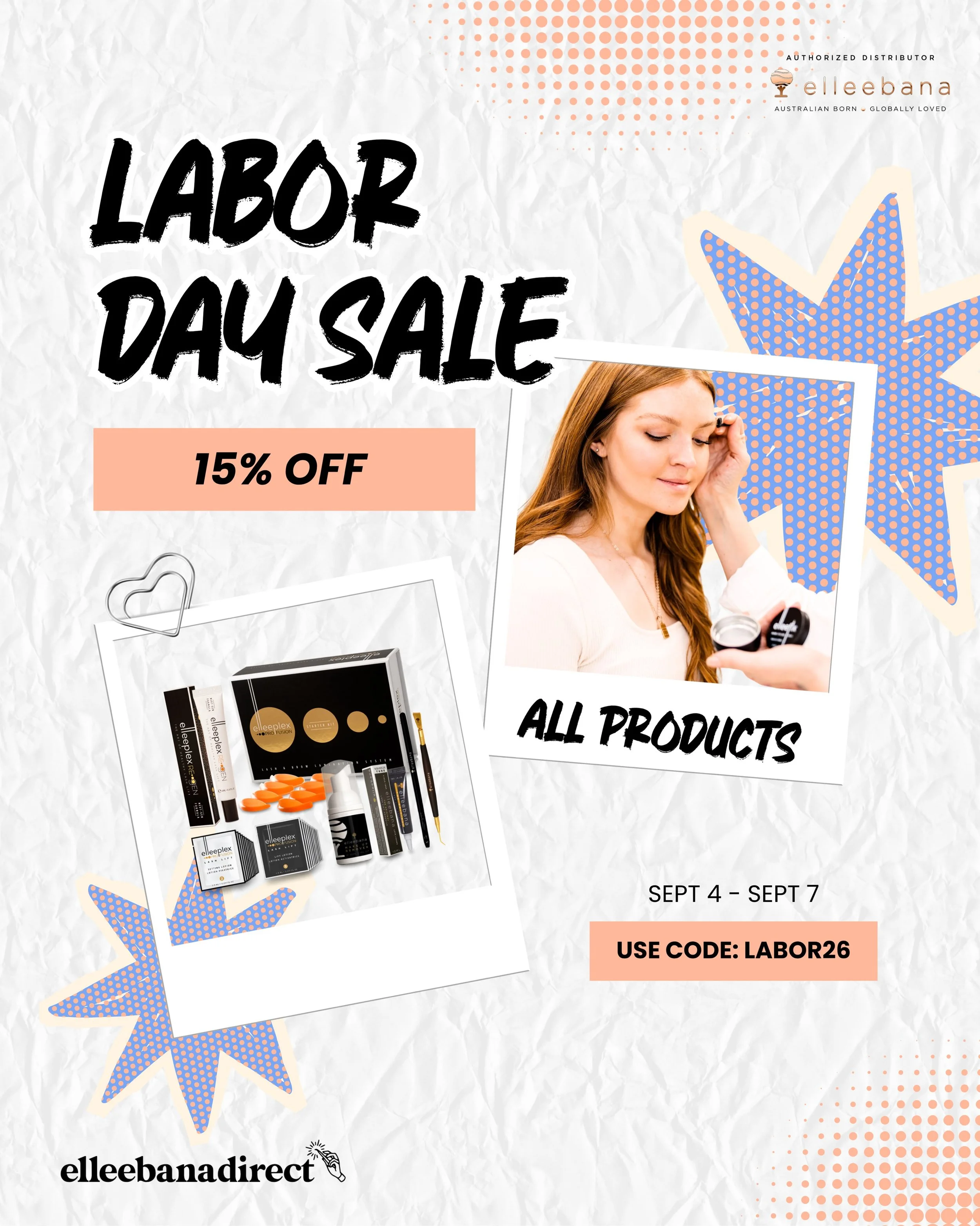 🤍Don&rsquo;t MISS our Labor Day Sale! CODE: LABOR2026
15% off all products through the 7th!