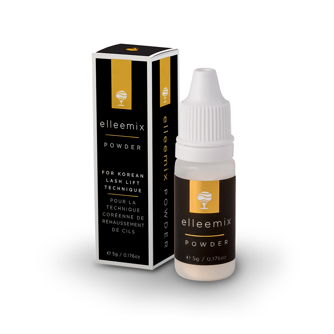 elleemix powder for korean lash lift