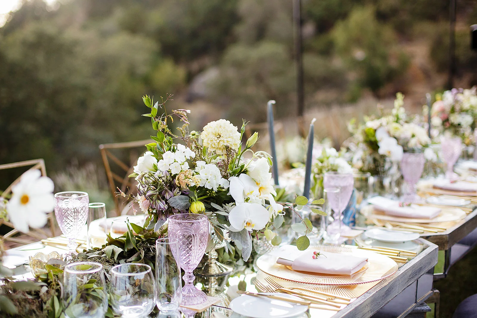 Elegant Wedding Tablescape Napa