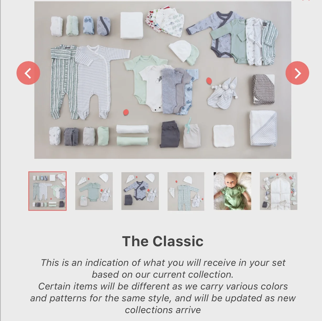 Upchoose color option: The Classic