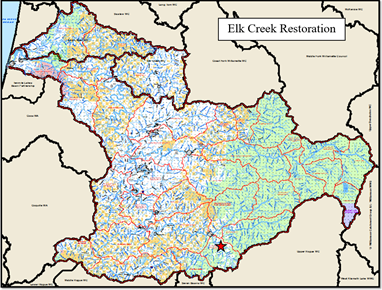 Elk Creek Map