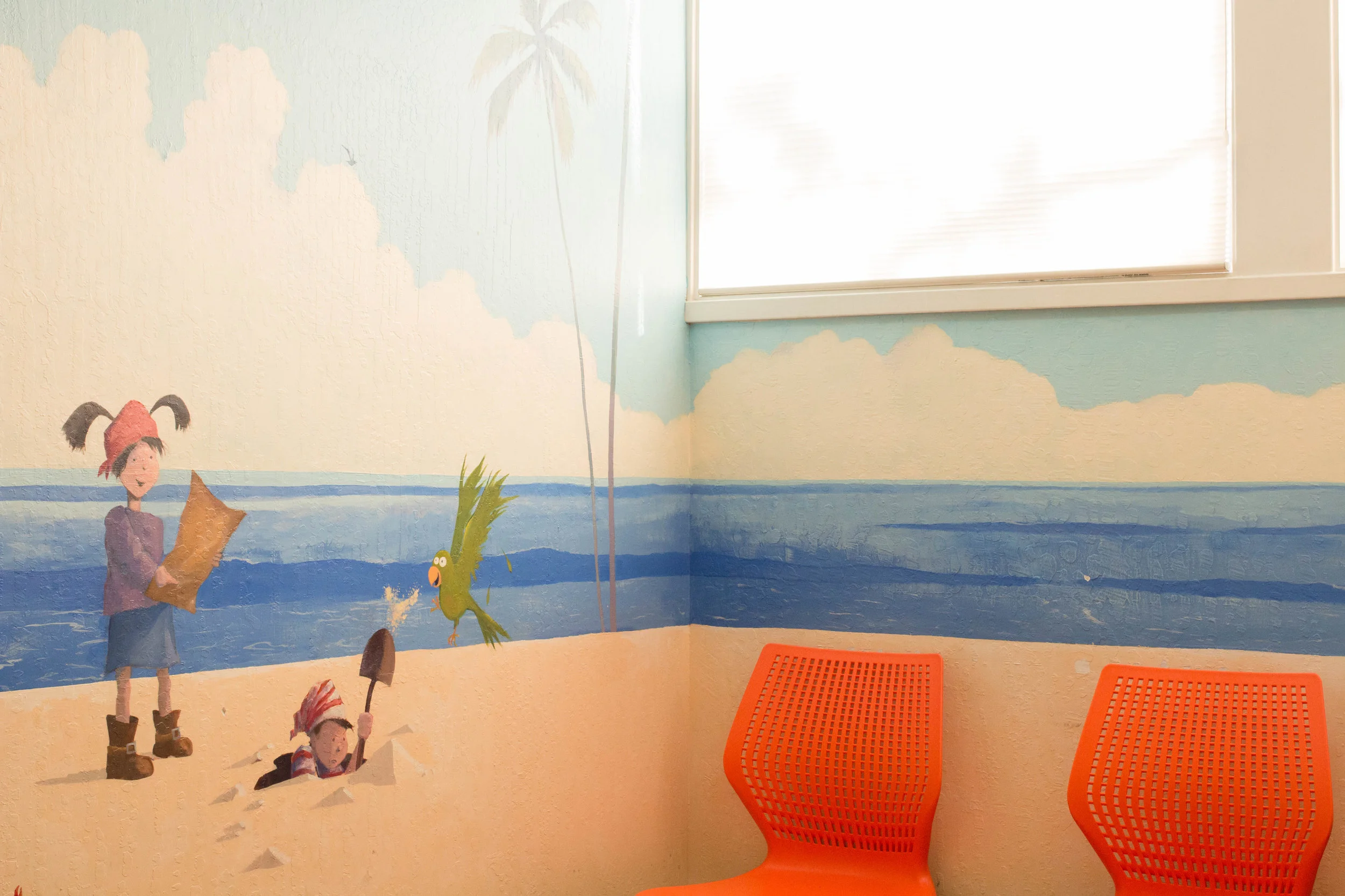 Our exam room murals