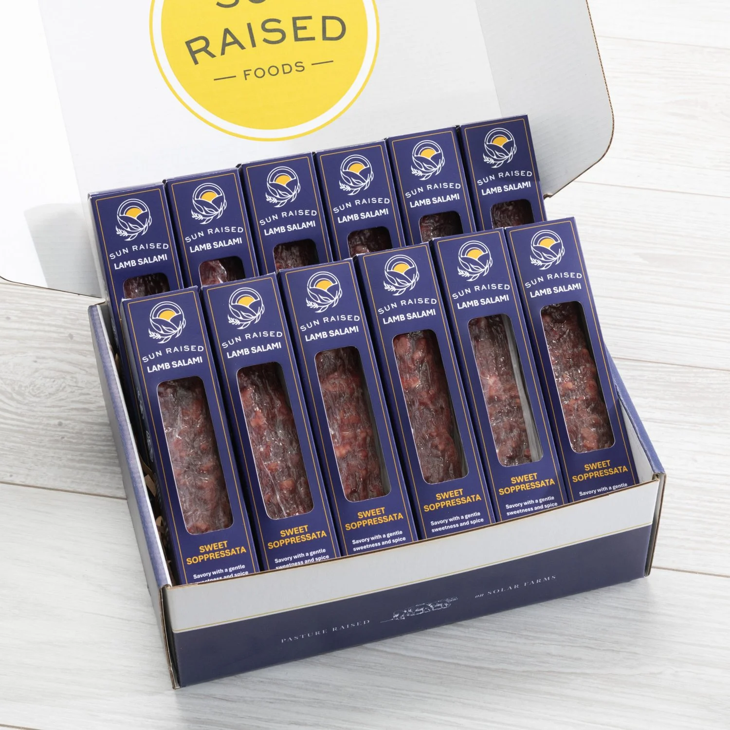 Case of Sweet Soppressata Lamb Salami (12)