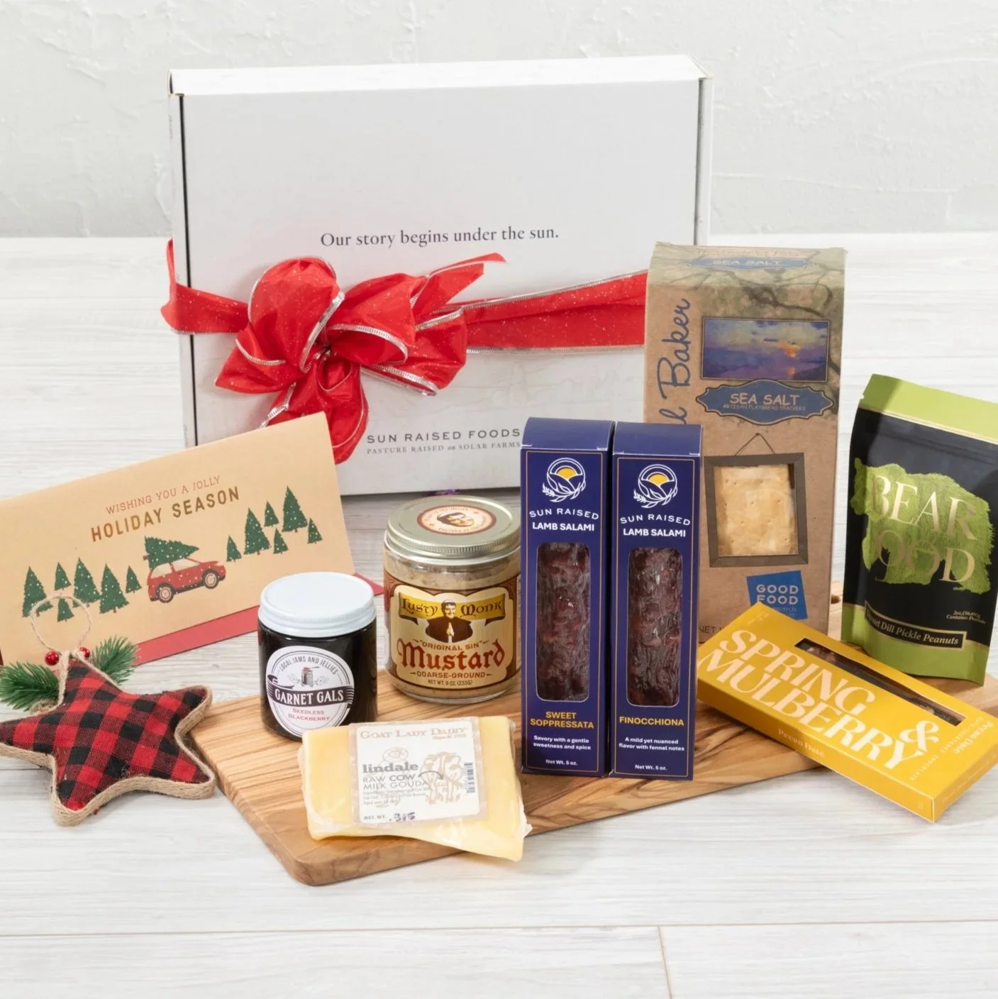 The North Carolina Charcuterie Gift Box with Hand Written Card