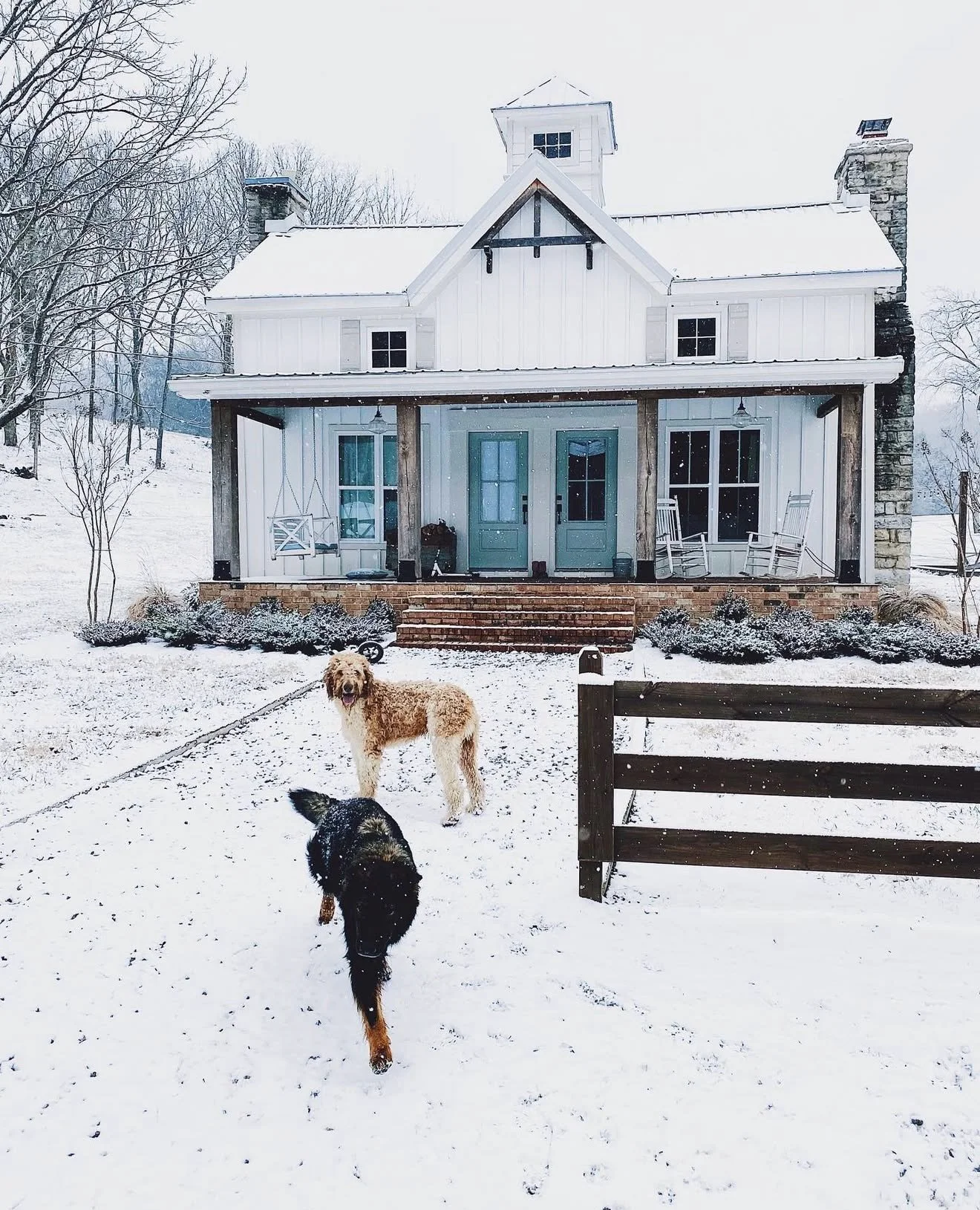 The snow is falling, and everything feels still. This is my favorite kind of quiet. What&rsquo;s your favorite part of a snow day?

#WinterStillness #SnowDayMagic #QuietMoments #CountryLiving #SimpleBeauty