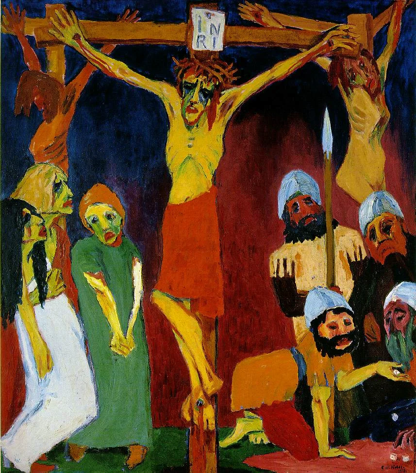 Crucifixión Emil Nolder 1912 