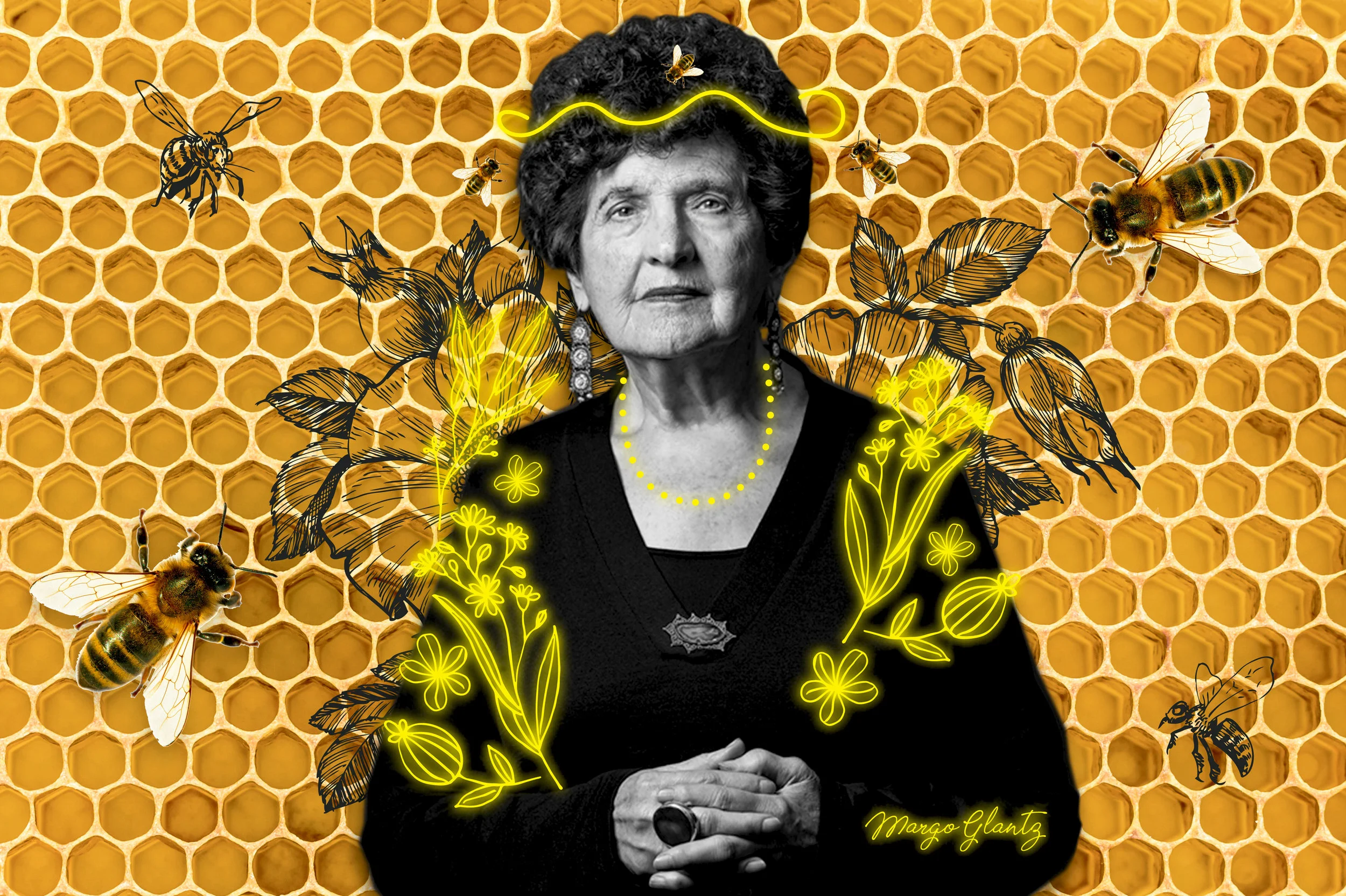 Coronada de abejas: una charla con Margo Glantz