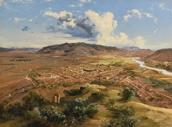 El Valle de Oaxaca, 1894. Foto vía: Google