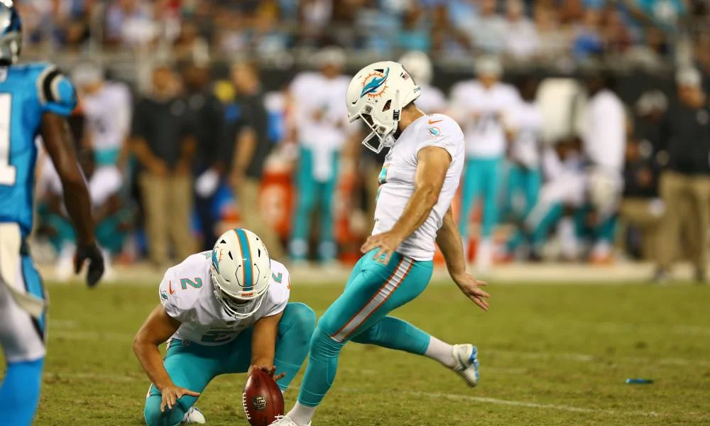 Jason Sanders. Foto vía Dolphins Wire
