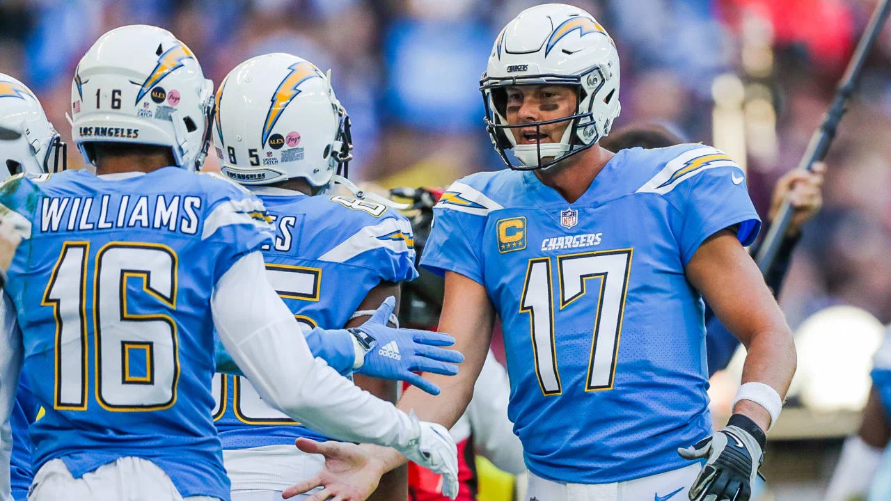 Phillip Rivers. Foto vía Los Angeles Chargers