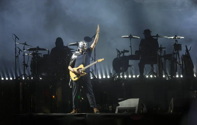 Gorillaz en el Vive Latino 18. Foto vía Associated Press