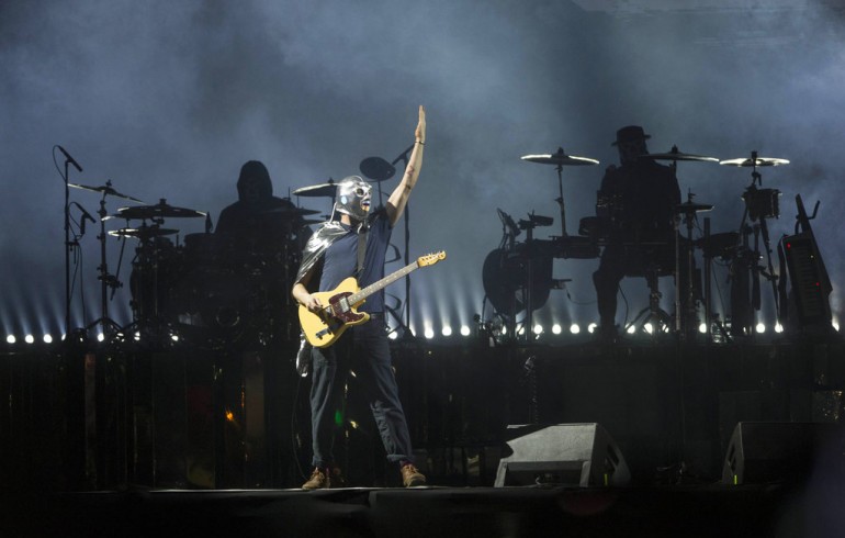 Gorillaz en el Vive Latino 18. Foto vía Associated Press