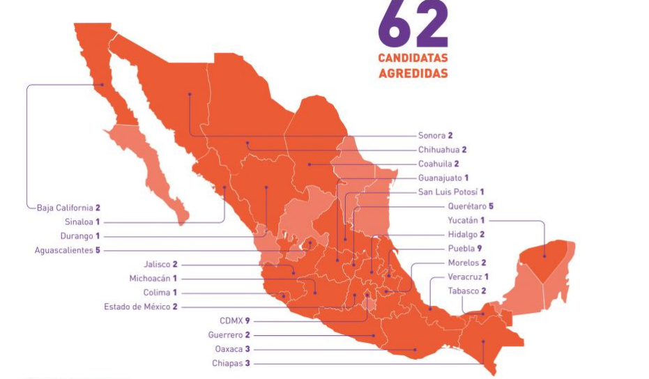 Imagen vía Informe “La violencia en línea contra las mujeres en México”