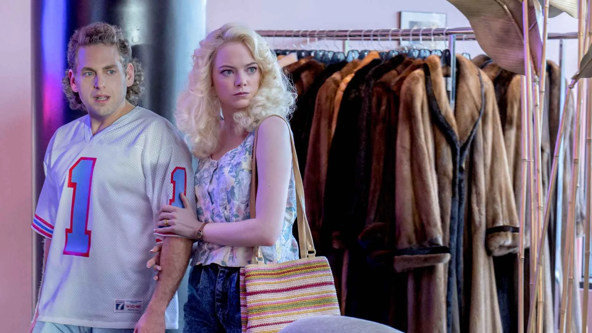 Jonah Hill y Emma Stone en Maniac (Netflix)