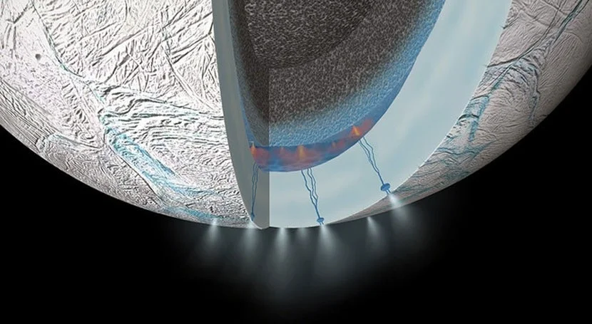 Encelado. Foto por: NASA