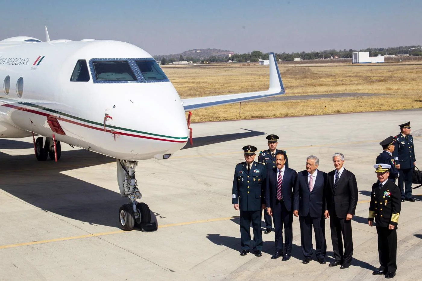 Juicio del Chapo, Aeropuerto Santa Lucia