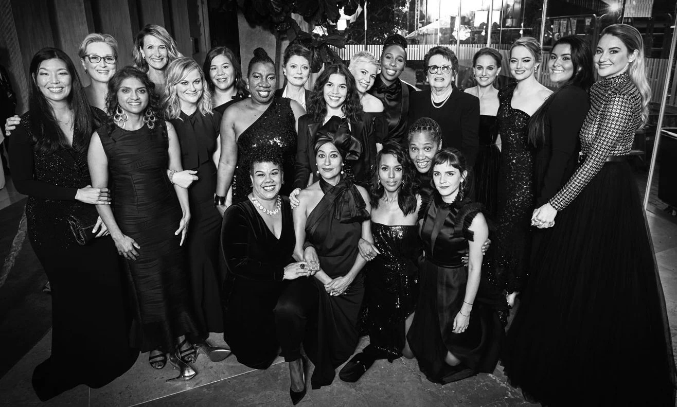 Actrices reunidad por #MeToo #TimesUp