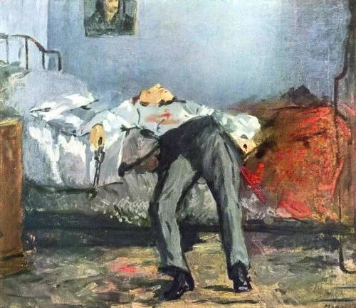 ‘El suicidio’, Manet vía Historia Arte