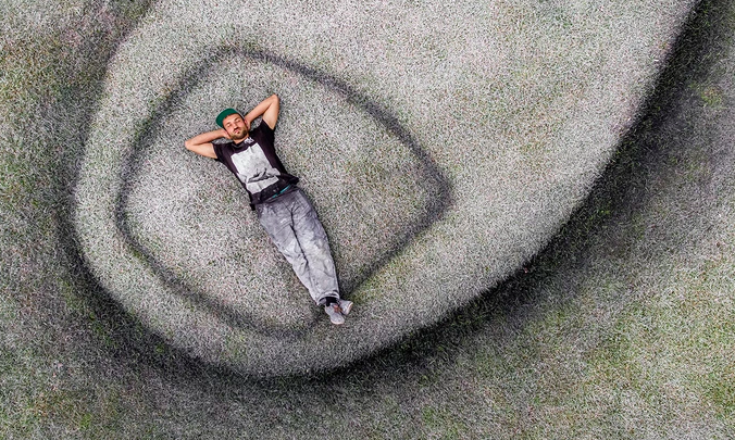 Foto vía Saype Artiste