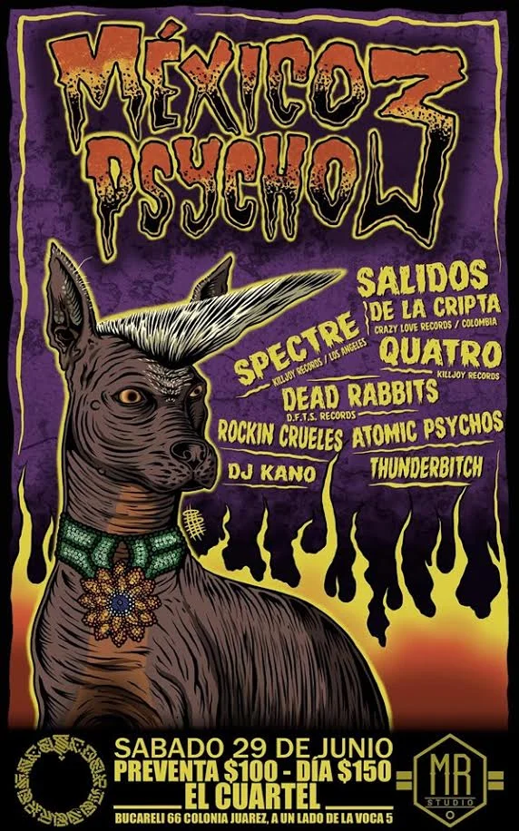 Imagen via México Psychobilly