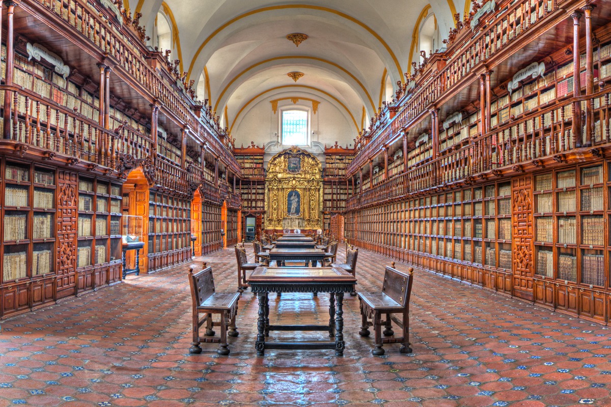 Biblioteca Palafoxiana, Puebla, Puebla.