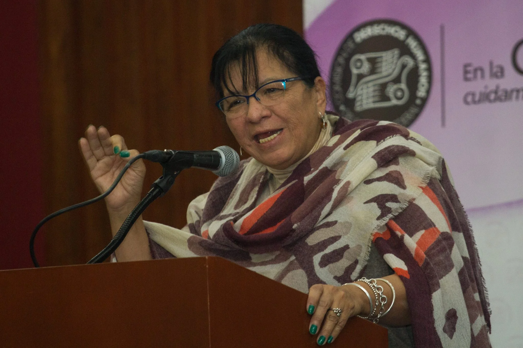 Nashieli Ramírez, presidenta de la CDHDF. Imagen vía Diario Basta.