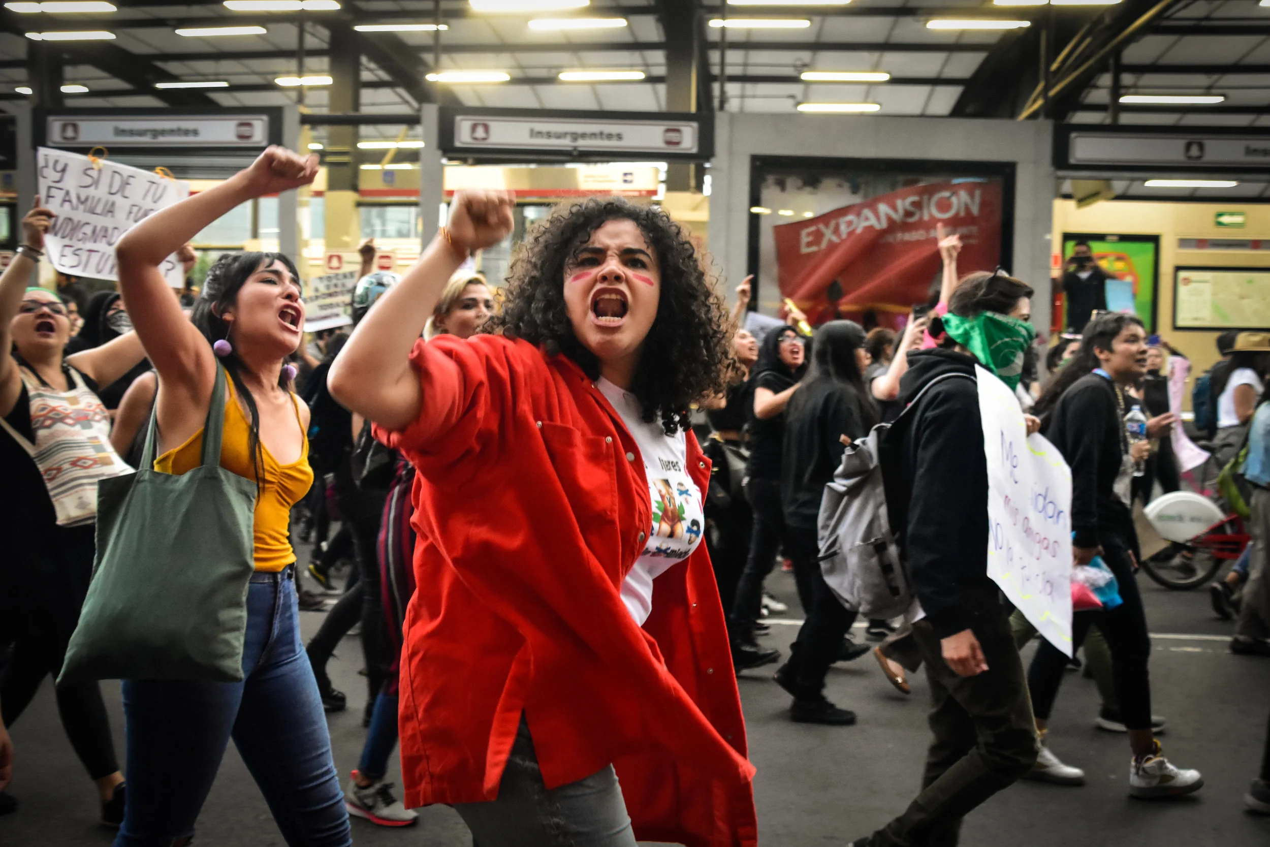 La marcha #NoMeCuidanMeViolan en imágenes
