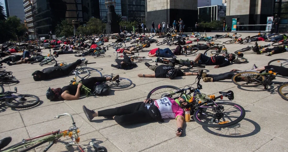 La falta de interés de la SEMOVI deja otro ciclista muerto