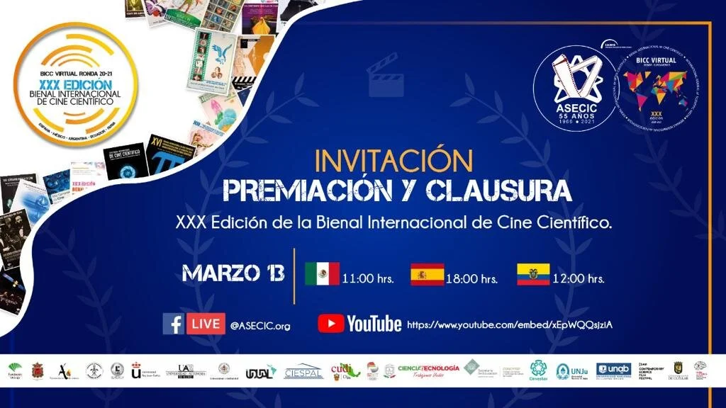 Anuncian premiación de la XXX Bienal Internacional de Cine Científico