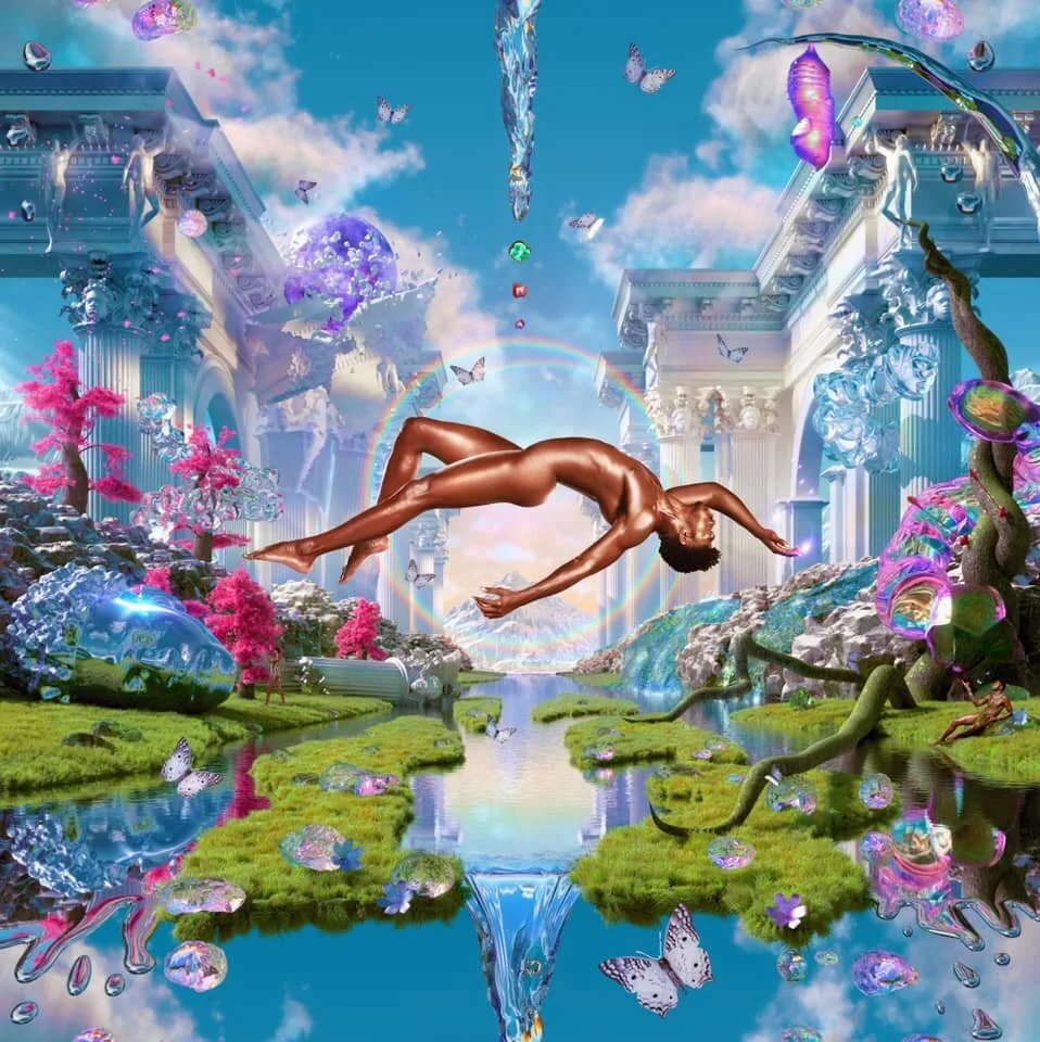 Lil Nas X flota en la portada de su nuevo álbum Montero
