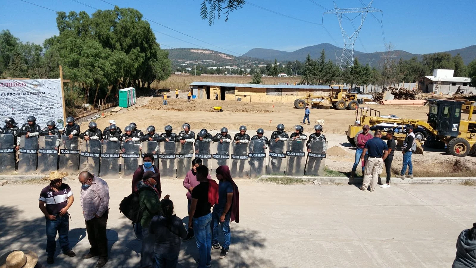 Habitantes de Tepetlaoxtoc se oponen a construcción de cuartel de la Guardia Nacional