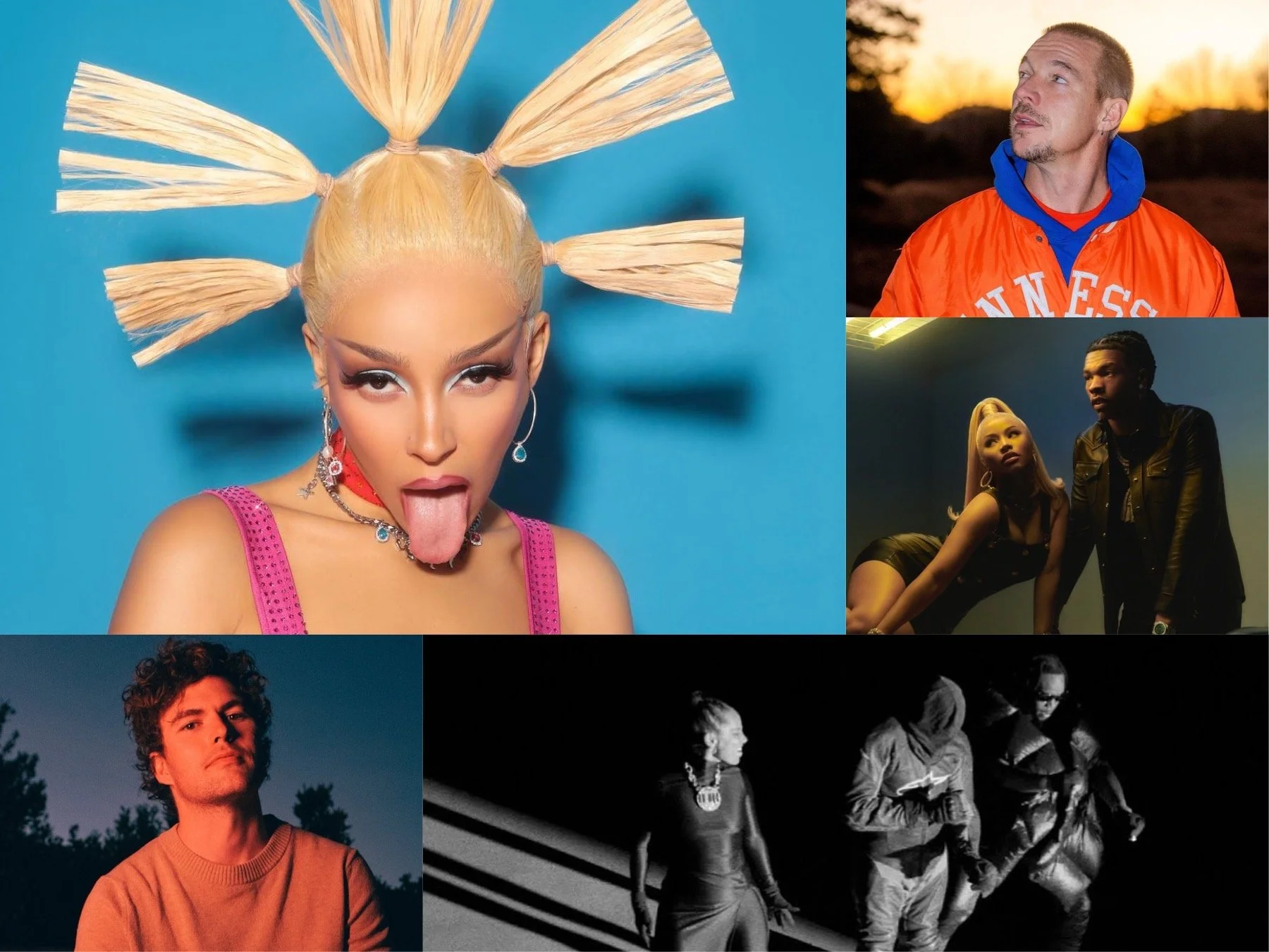 Doja Cat, Vance Joy, Diplo y más en las 5 canciones estreno de la semana